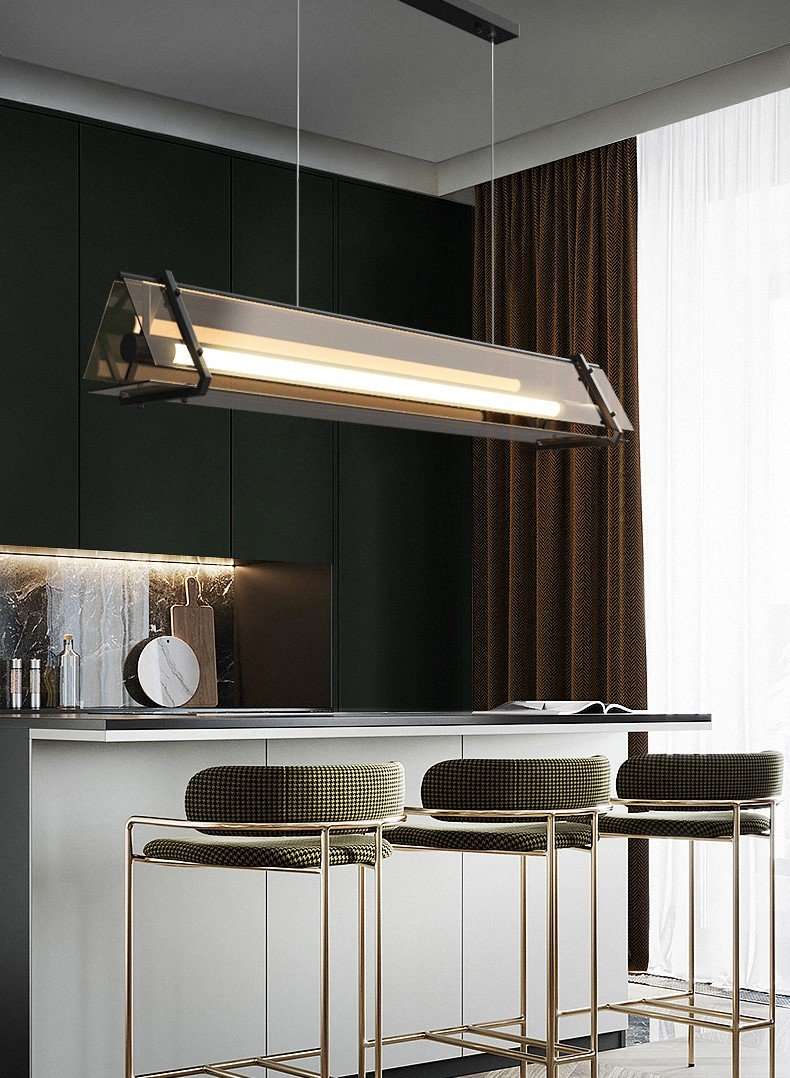 Jalmet Nordic Linear Glass Pendant Light Jalmet Nordic Linear Glass Pendant Light - bar pendant