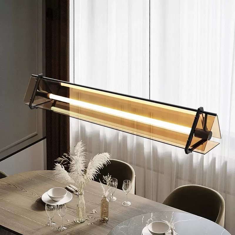 Jalmet Nordic Linear Glass Pendant Light Jalmet Nordic Linear Glass Pendant Light - cafe pendant